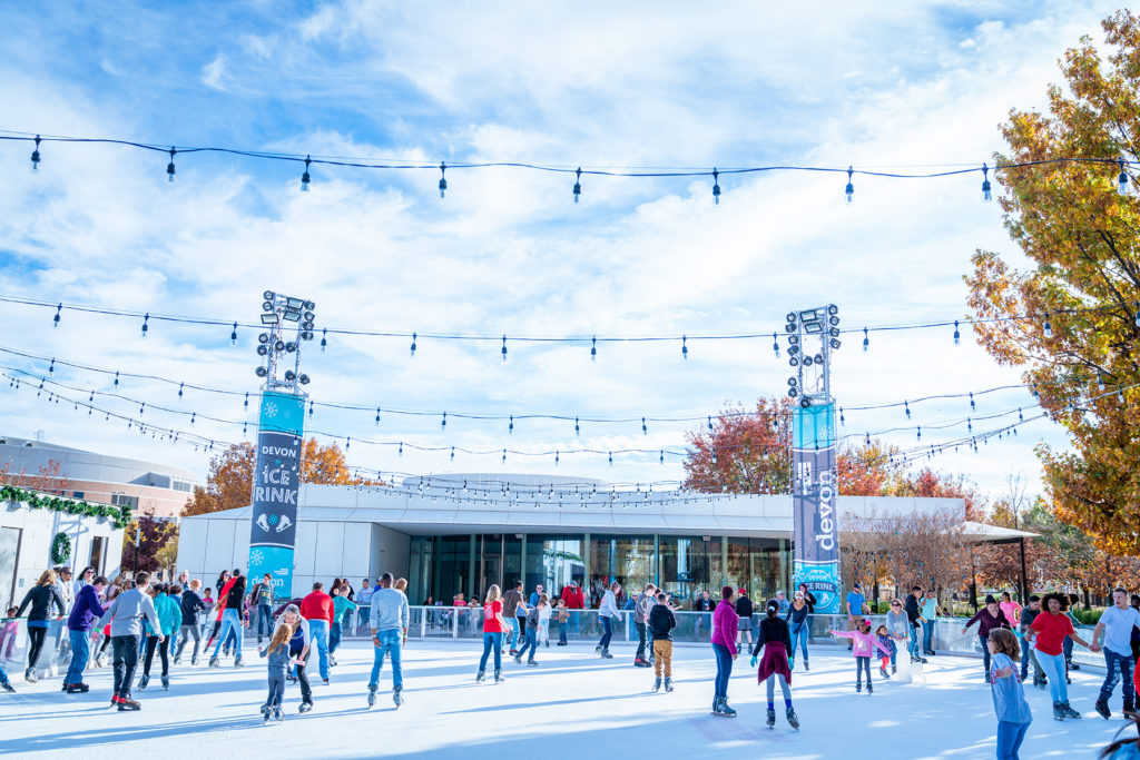 Devon Ice Rink Downtown OKC